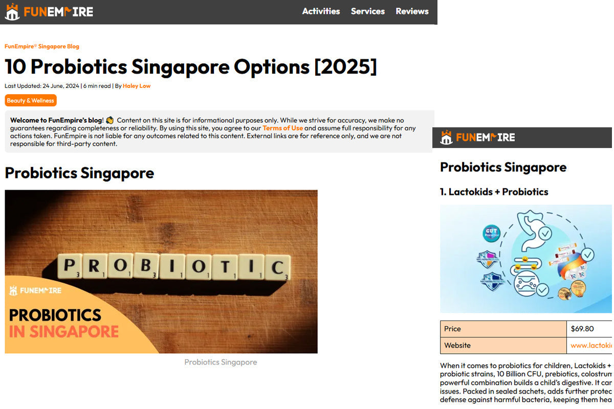10 Probiotics Singapore Options 2025