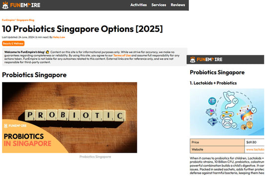 10 Probiotics Singapore Options 2025