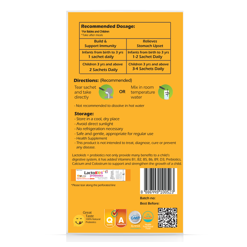 Lactokids + Probiotics