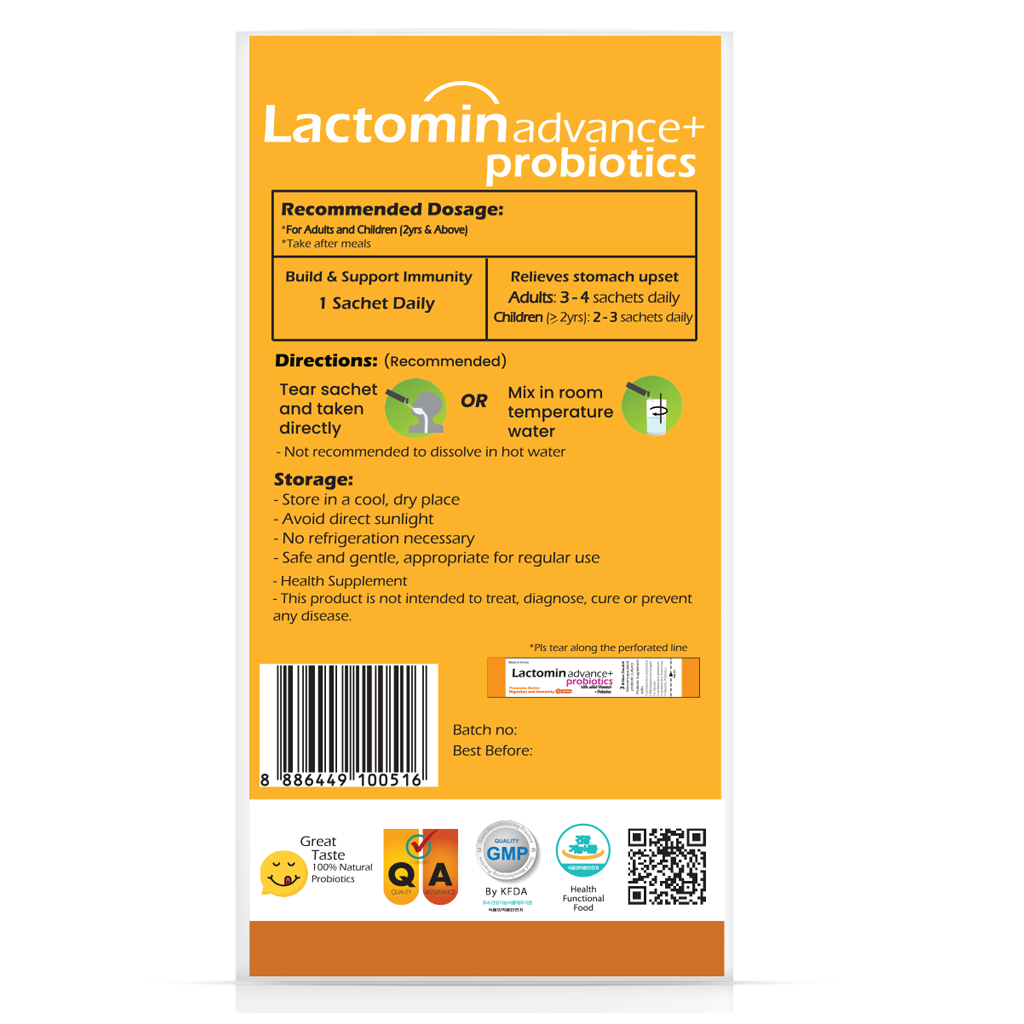 Lactomin advance + Probiotics
